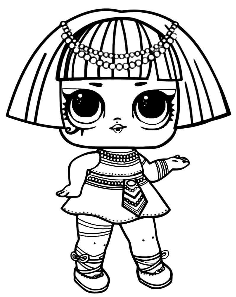 Раскраска L.O.L. Pharaon Babe
