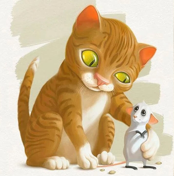 Кошка и мышь