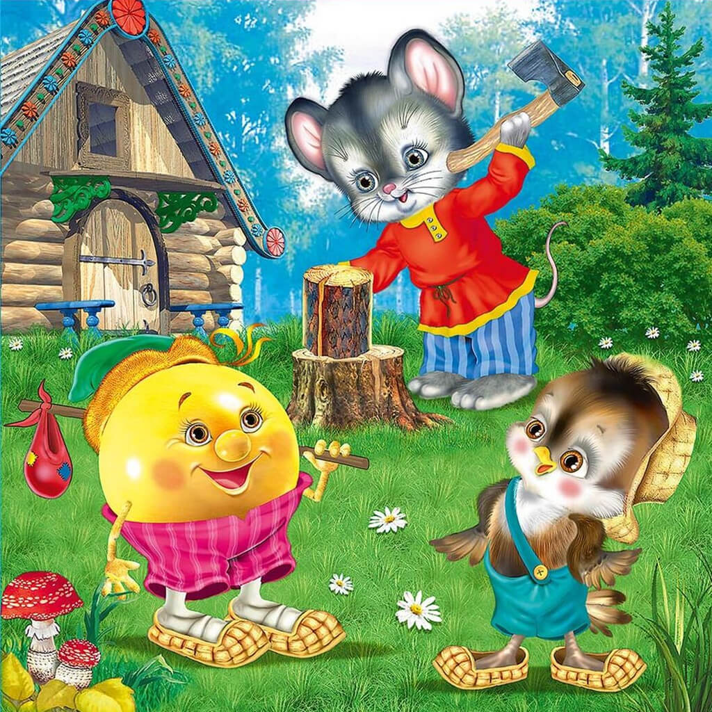 Аудиосказка «Крылатый, мохнатый да масленый» слушать онлайн