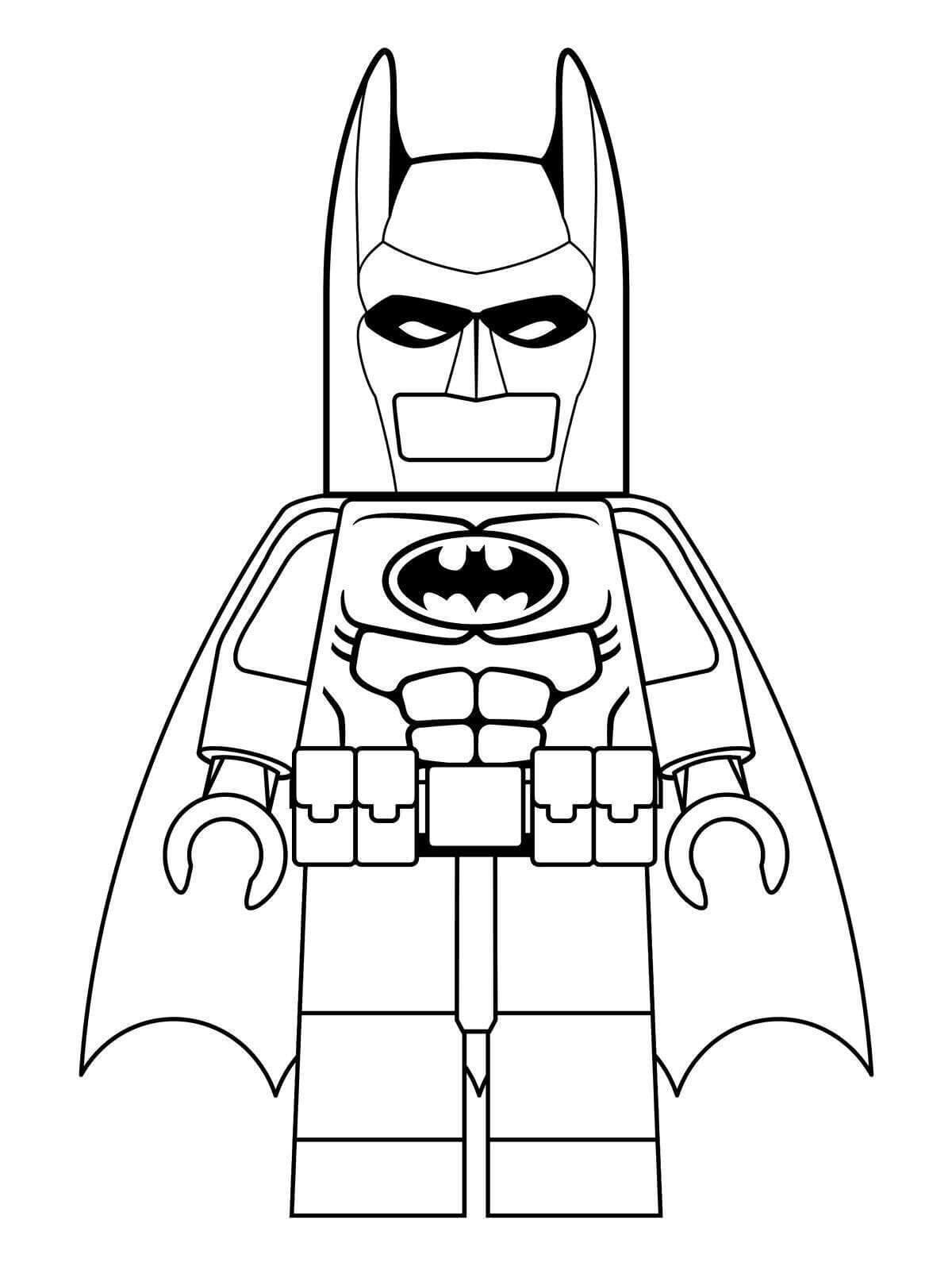 Раскраска Lego – Бэтмен