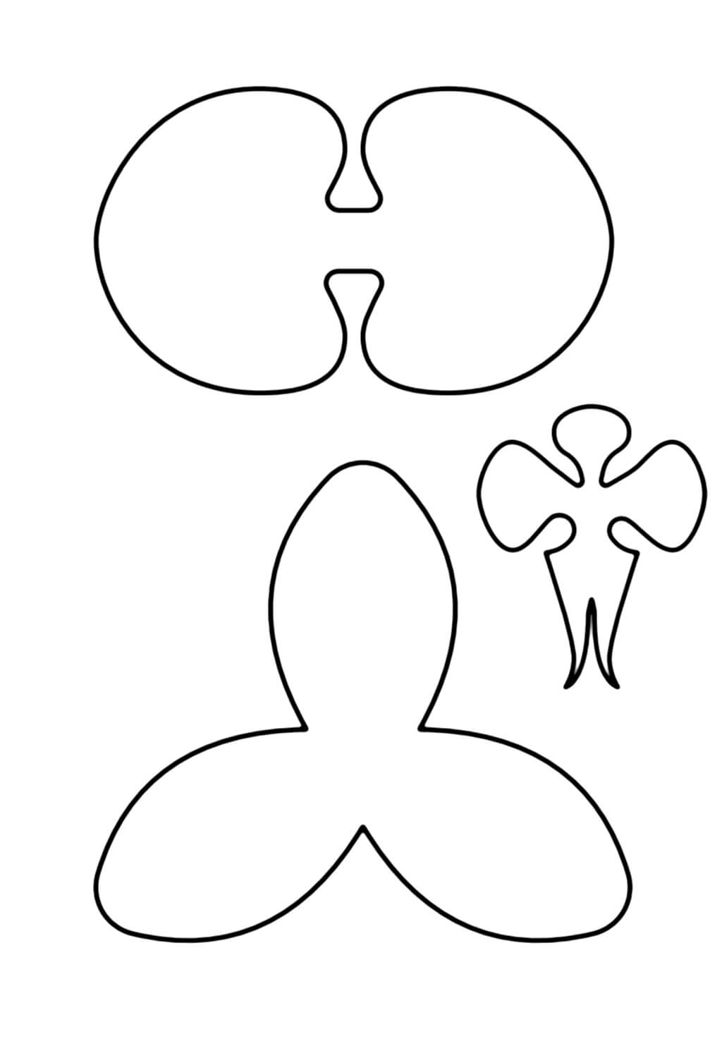 Орхидея - как сделать цветок из бумаги своими руками. Мастер класс, шаблон