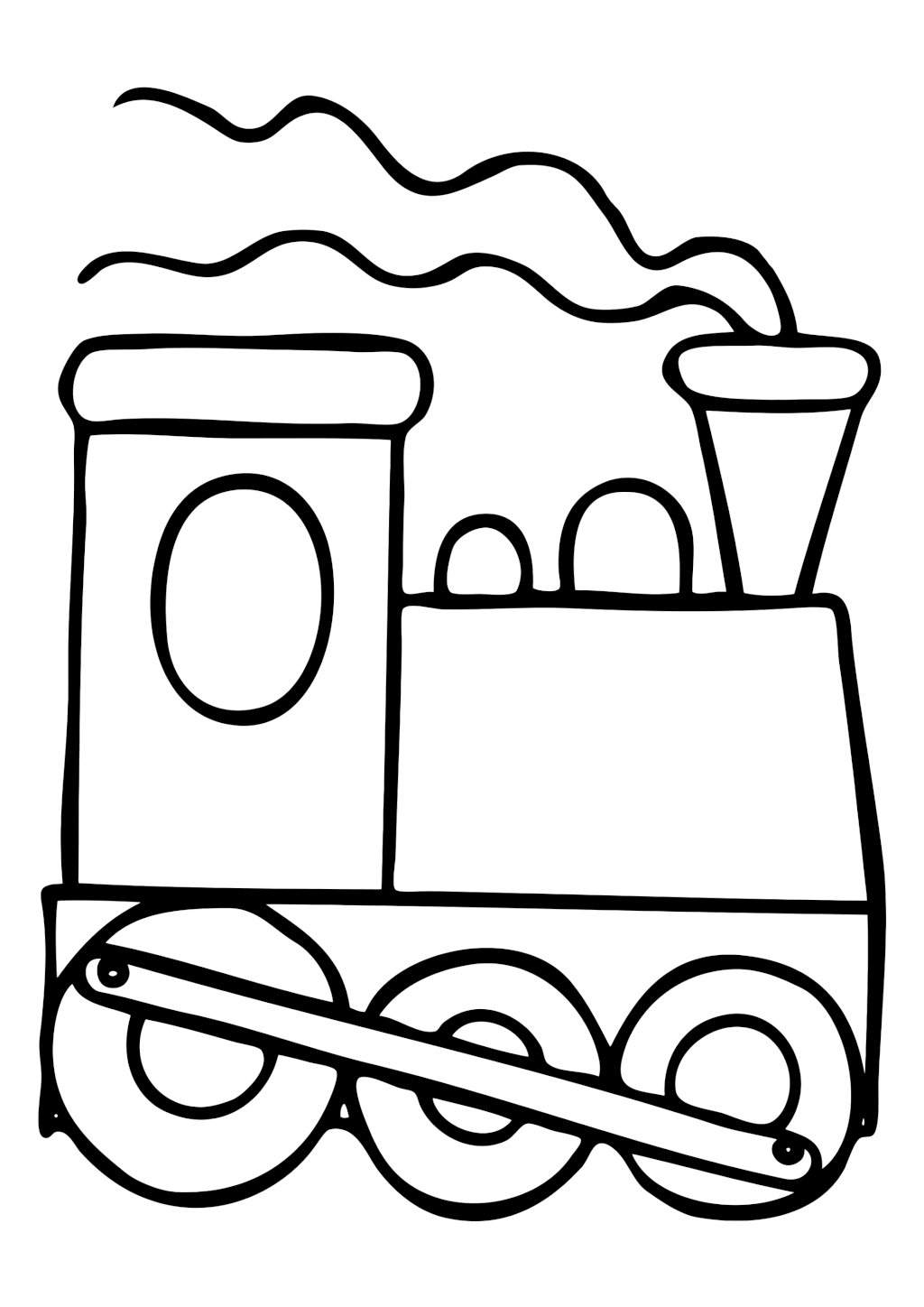 Как нарисовать паровозик