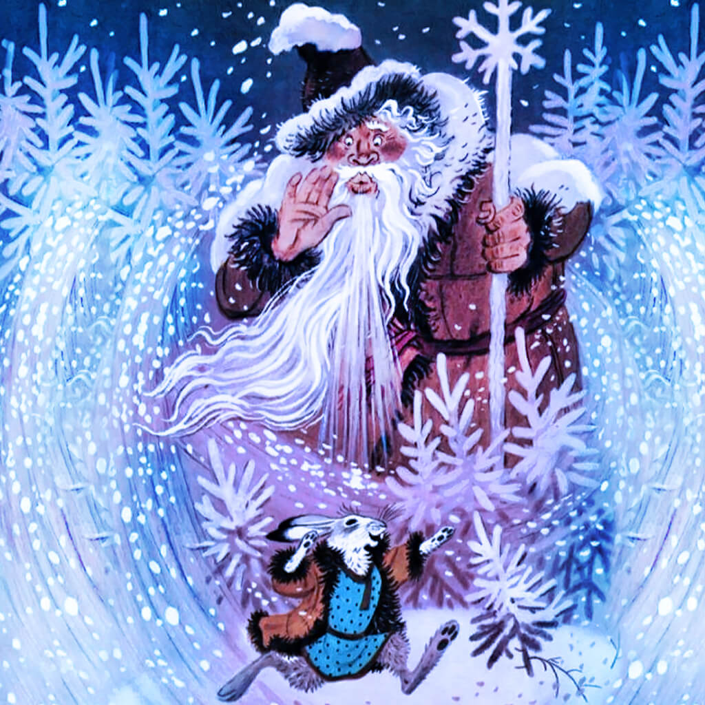 Мороз и заяц русская народная сказка