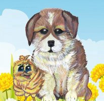 Читать сказку Найденыш (Щенок, который заблудился) Найденыш (Щенок, который заблудился)