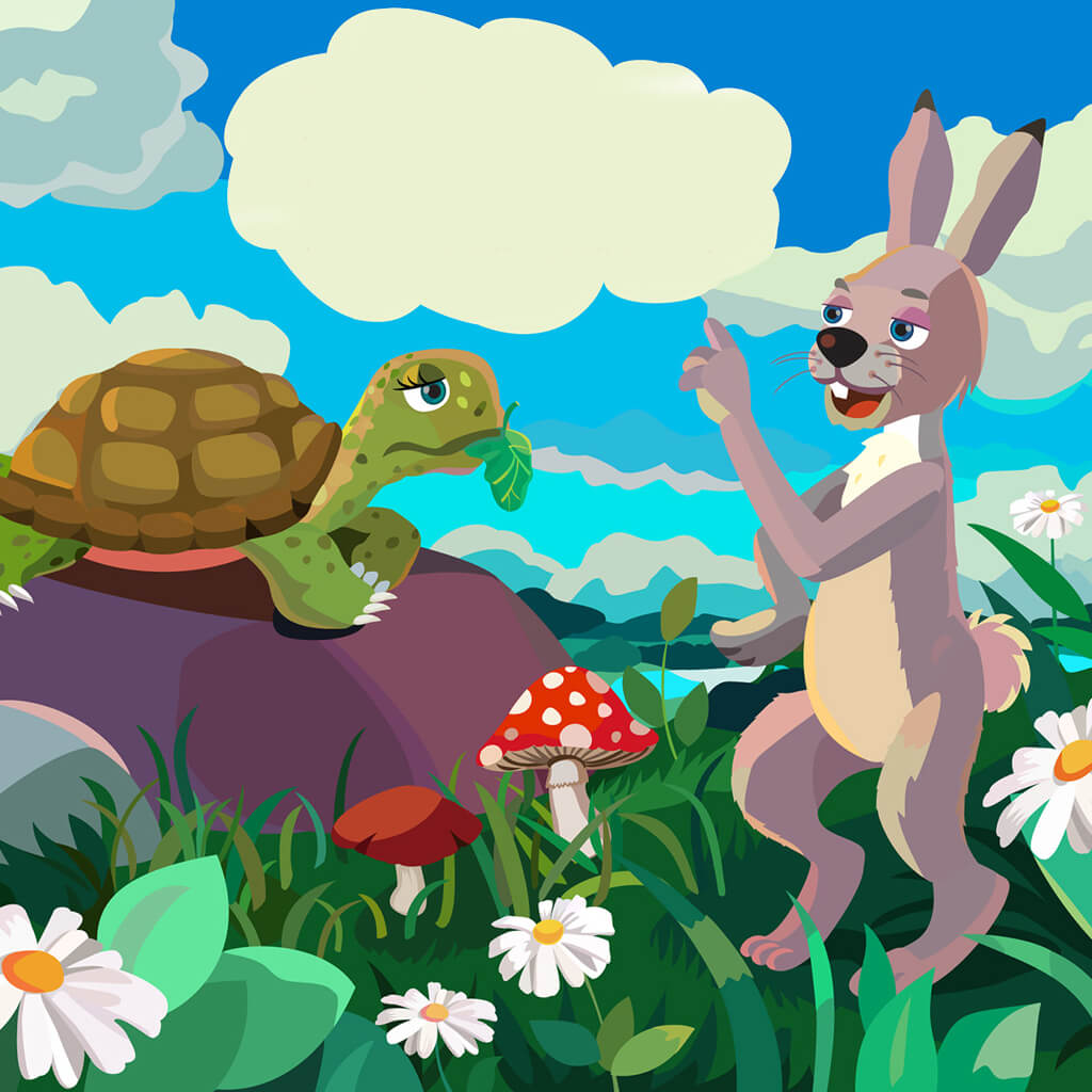 Заяц и черепаха 4 класс